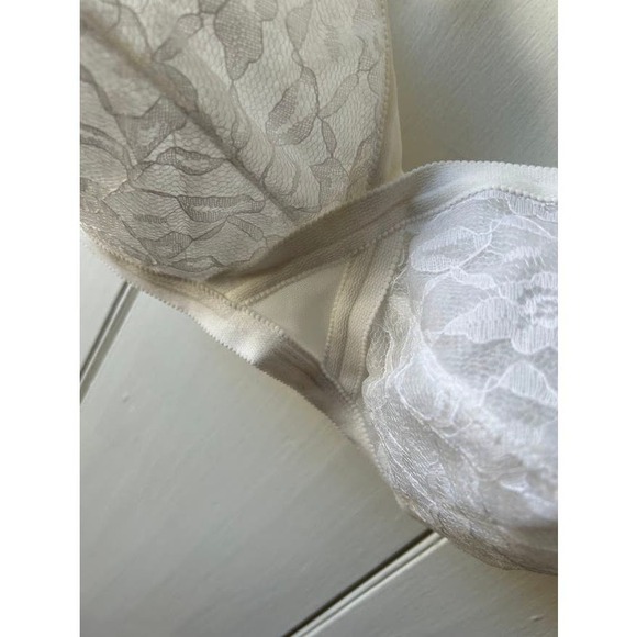 Vintage 60s bra size 38C mrs maisel bullet new old stock white lace - Picture 6 of 13